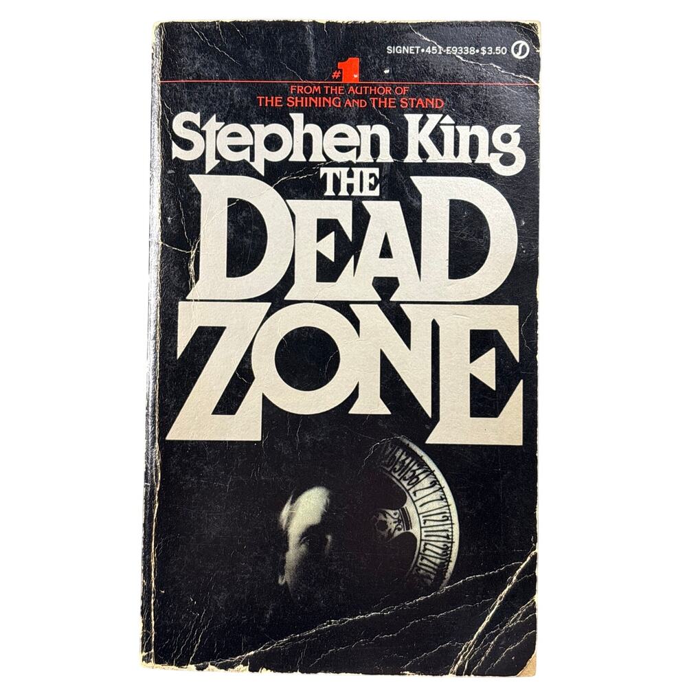 Vtg Stephen King The Dead Zone 1980 Signet Printing PB Vintage Horror Paperback